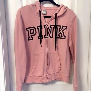 VS PINK Blush Zip-Up Hoodie